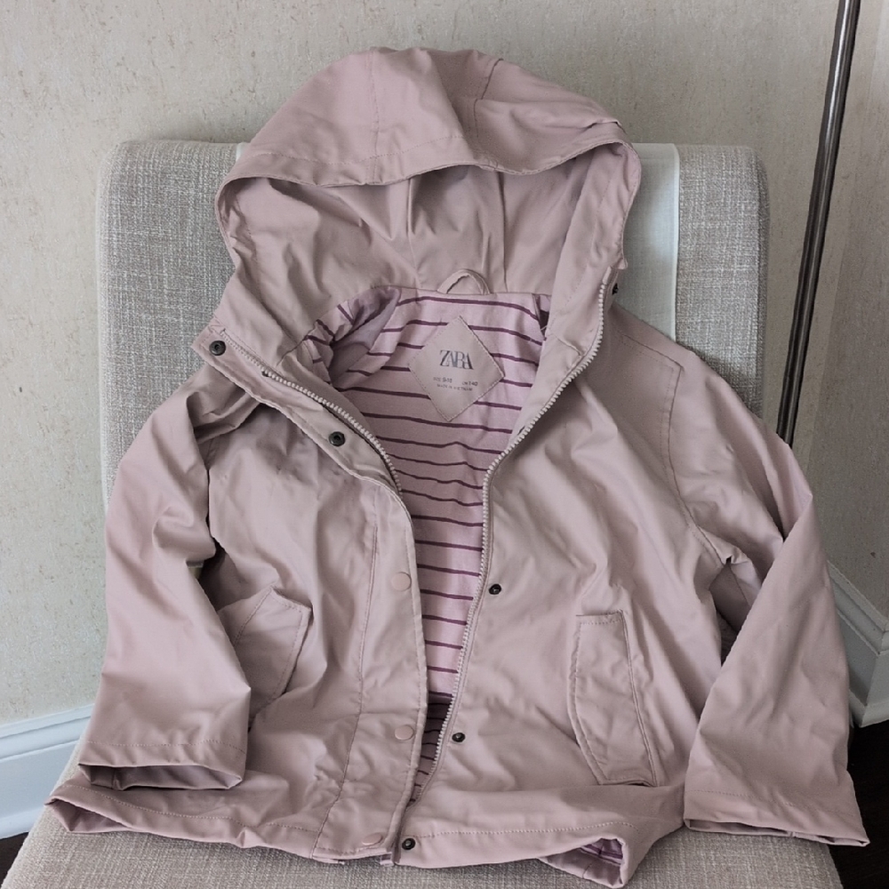 Zara Pink Kids Raincoat